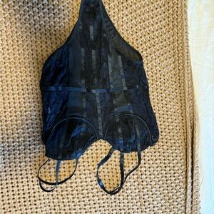 Black Lace Bustier
